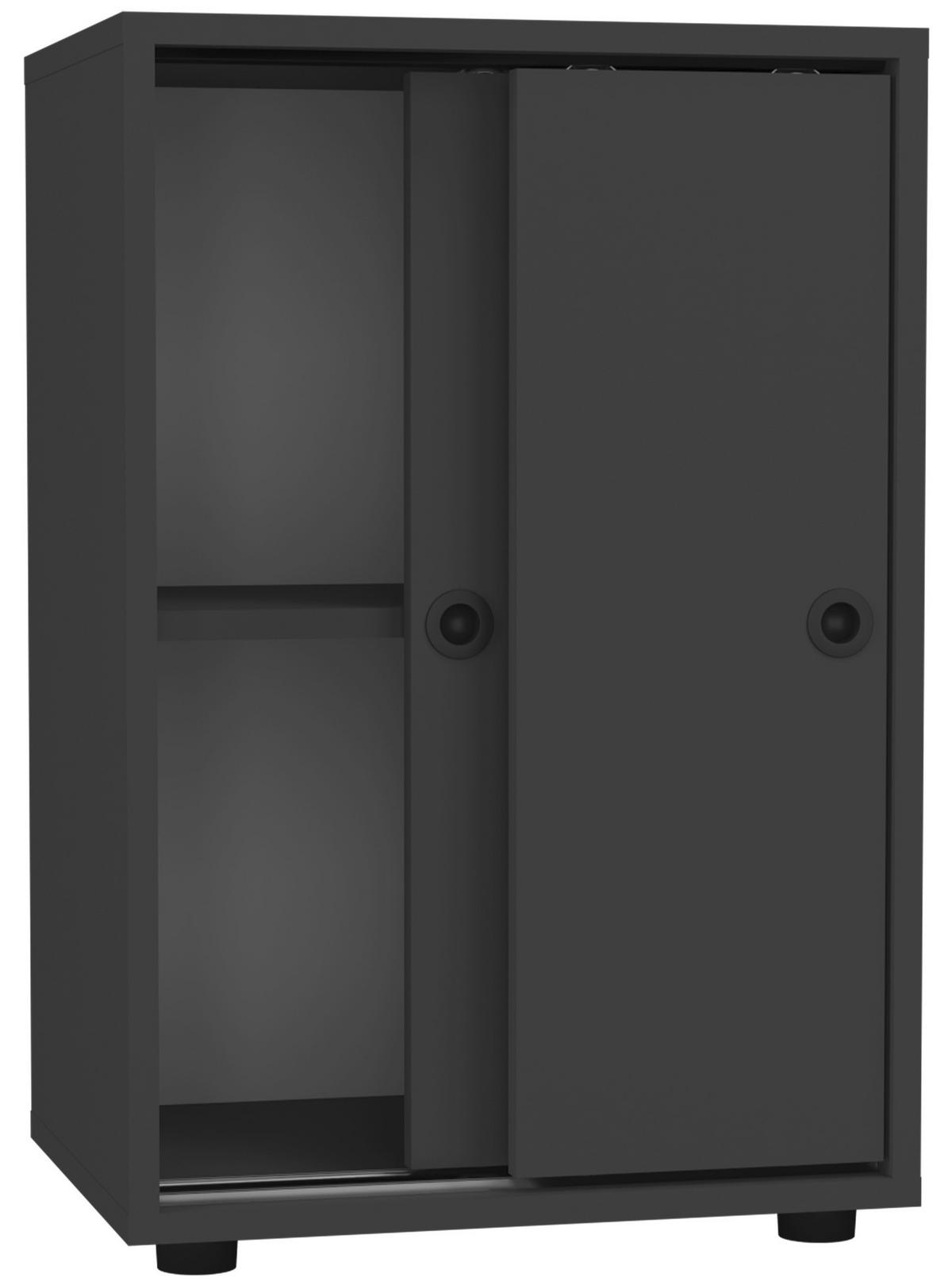 AKTENSCHRANK 49/74/38 cm  - Anthrazit, Design, Holzwerkstoff (49/74/38cm) - MID.YOU