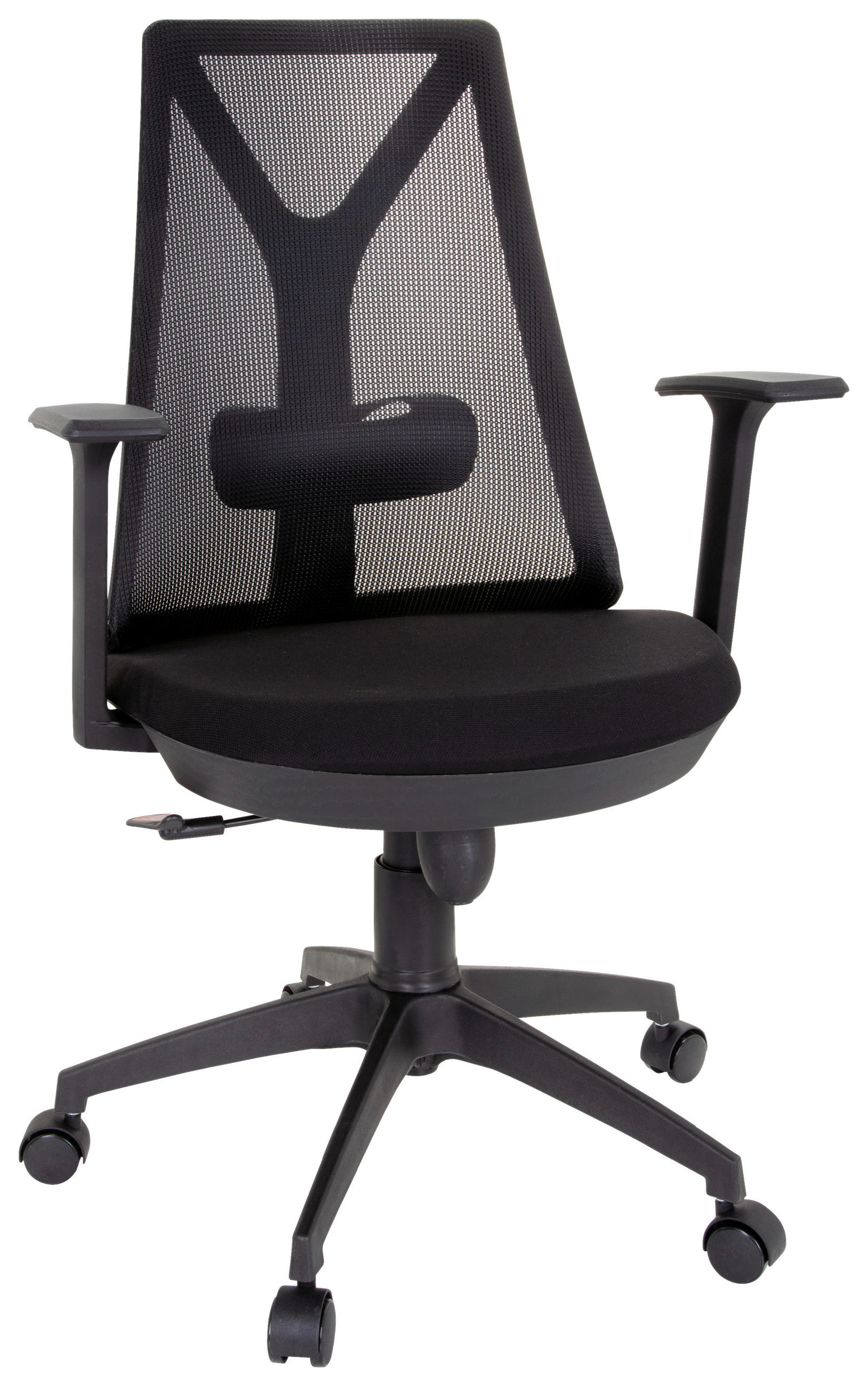 SNURRSTOL  i nätklädsel, flatväv svart  - svart, Basics, textil/plast (64/100/60cm) - MID.YOU