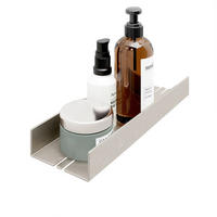 DUSCHABLAGE Metall  - Edelstahlfarben, Basics, Metall (28/3,5/9,5cm) - Novel