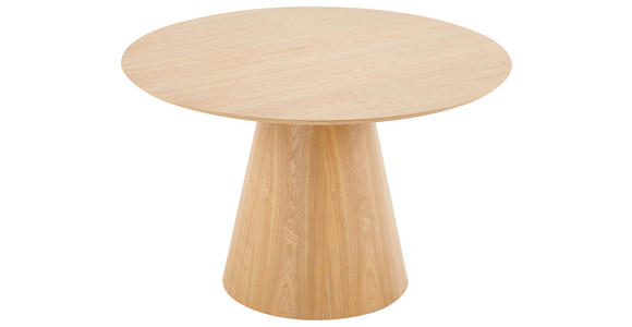 ESSTISCH 120/120/75 cm Echtholz, Nachbildung  Holzwerkstoff, Holz rund Eichefarben  - Eichefarben, Design, Holz/Holzwerkstoff (120/120/75cm) - Xora