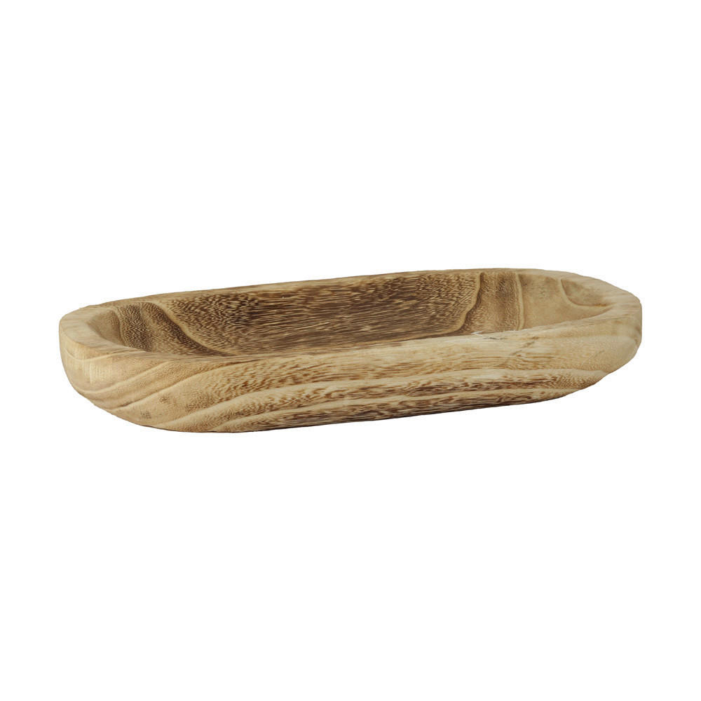 DEKORAČNÍ MISKA - světle hnědá, Basics, dřevo (32/4/19,5cm)