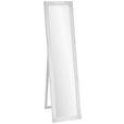 STANDSPIEGEL 40/160/4,5 cm  - Weiß, LIFESTYLE, Glas/Holz (40/160/4,5cm) - Landscape
