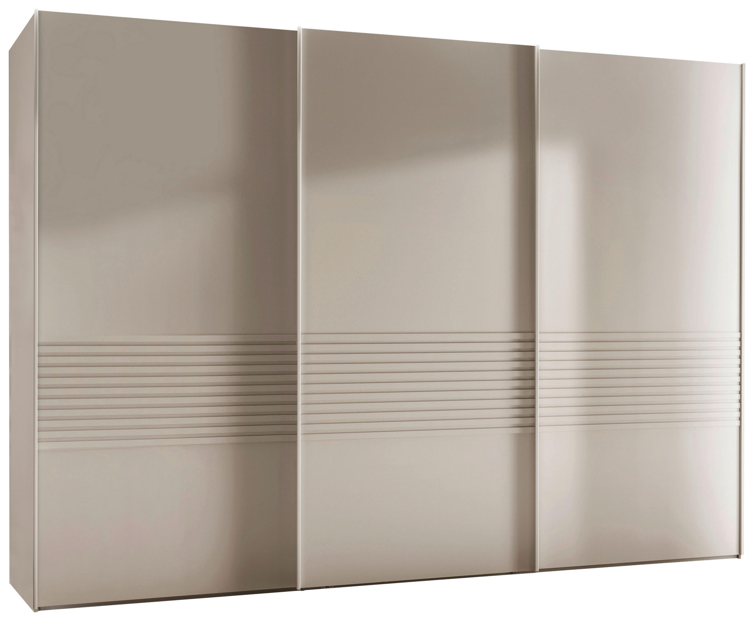 SCHWEBETÜRENSCHRANK in Champagner - Champagner, Design, Holzwerkstoff/Metall (250/236/67cm) - Novel