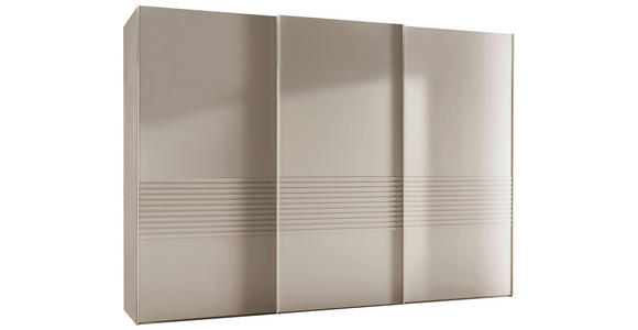 SCHWEBETÜRENSCHRANK in Champagner - Champagner, Design, Holzwerkstoff/Metall (300/217/67cm) - Novel