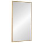 WANDSPIEGEL 43/82/1,5 cm  - Eichefarben, Basics, Glas/Holz (43/82/1,5cm) - Novel
