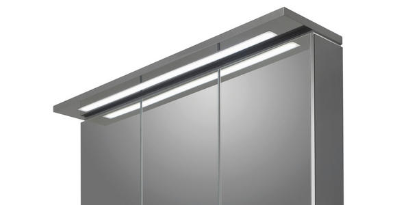 AUFBAULEUCHTE - Grau, Trend, Holzwerkstoff/Kunststoff (90/40/30-45cm) - Novel