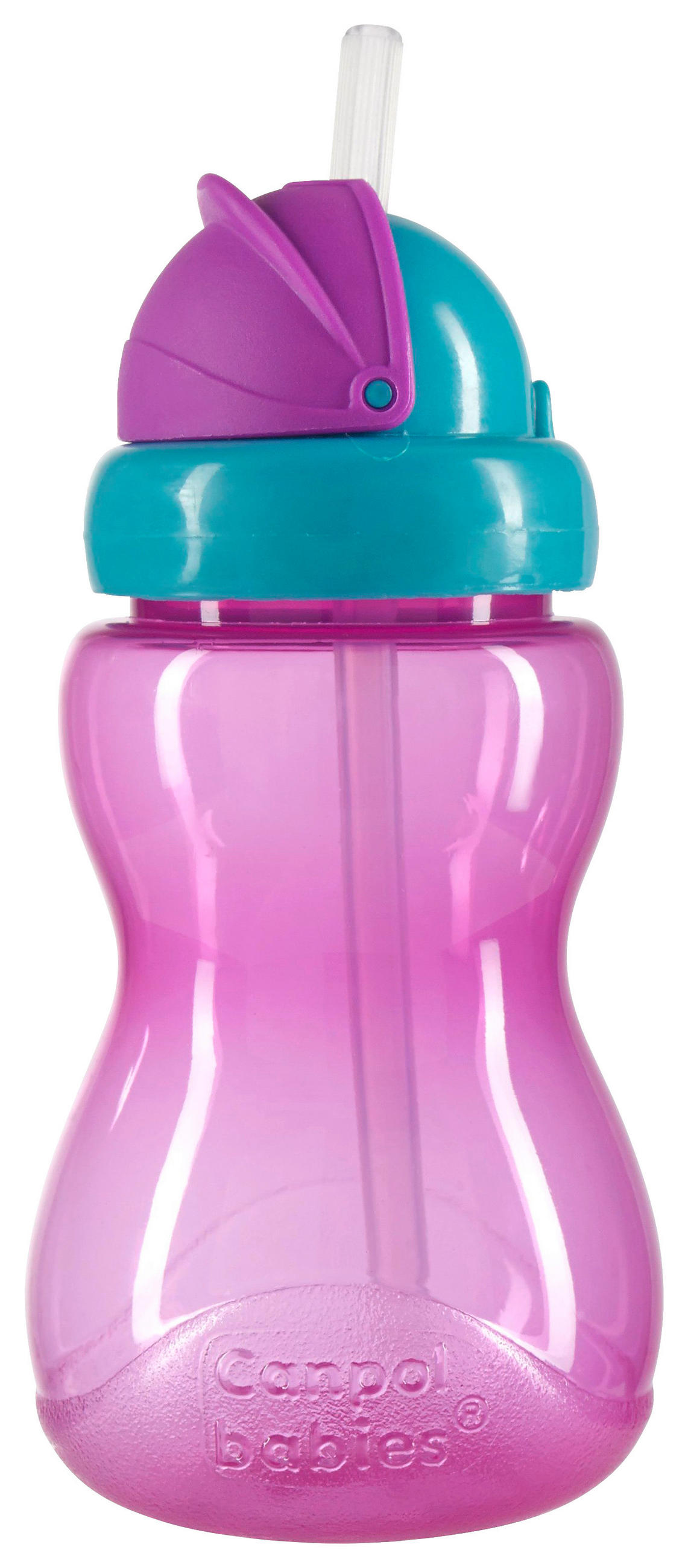 DETSKÁ FĽAŠA - ružová, Basics, plast (7/15cm) - My Baby Lou