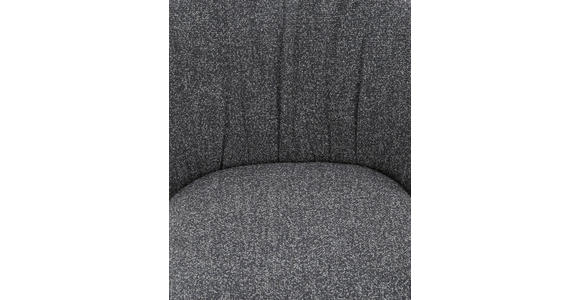 STUHL   Webstoff  Schwarz, Dunkelgrau  - Dunkelgrau/Schwarz, MODERN, Textil/Metall (48/79/59cm) - Carryhome