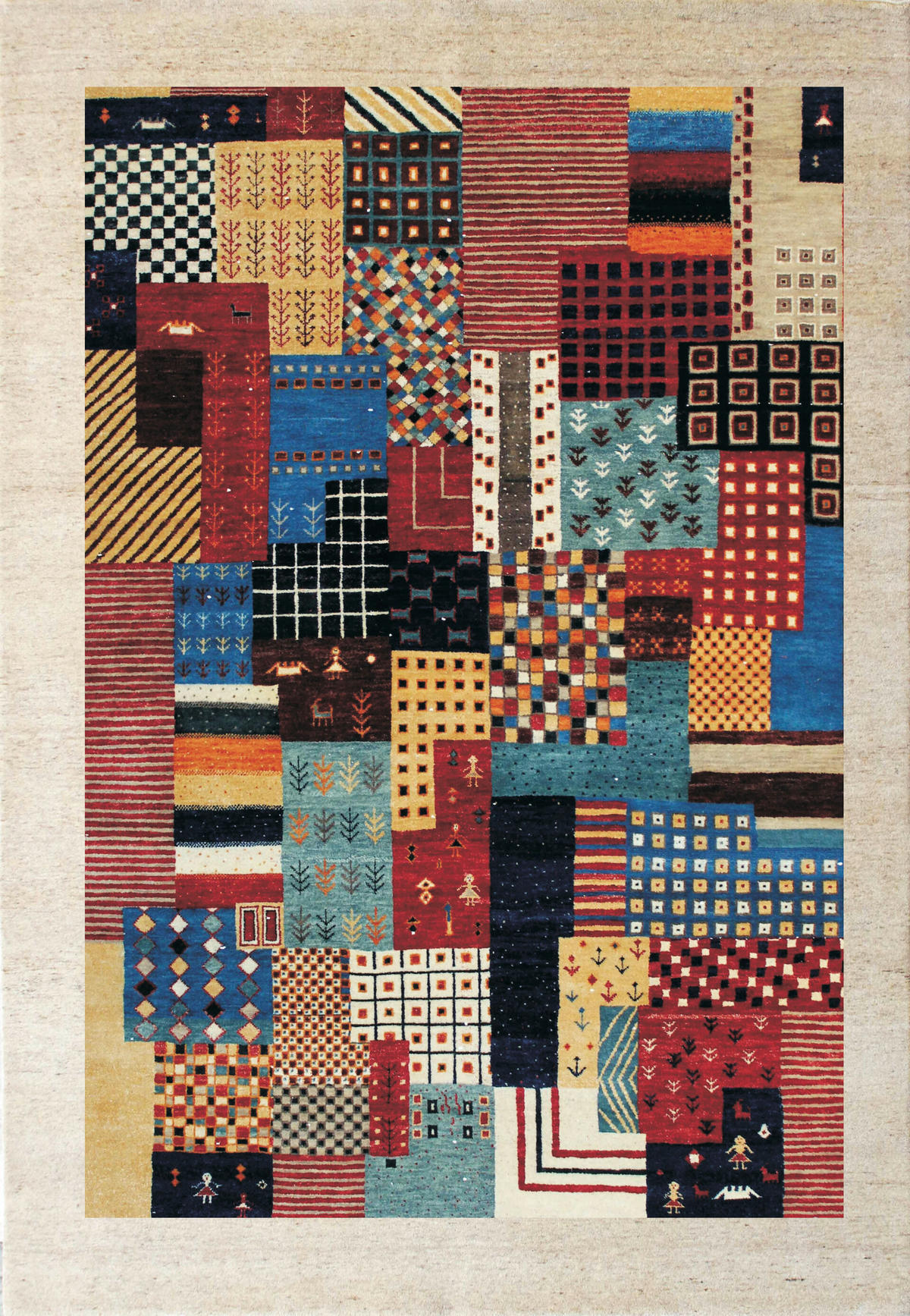 ORIENTALSKA PREPROGA  70/140 cm   večbarvno, bež  - večbarvno/bež, Basics, tekstil (70/140cm)