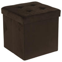 SITZBOX in Textil, Holzwerkstoff Olivgrün  - Olivgrün, Modern, Holzwerkstoff/Textil (38/38/38cm) - Carryhome
