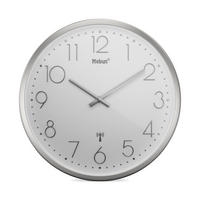 WANDUHR Weiß, Silberfarben  - Silberfarben/Weiß, Basics, Kunststoff (25cm)
