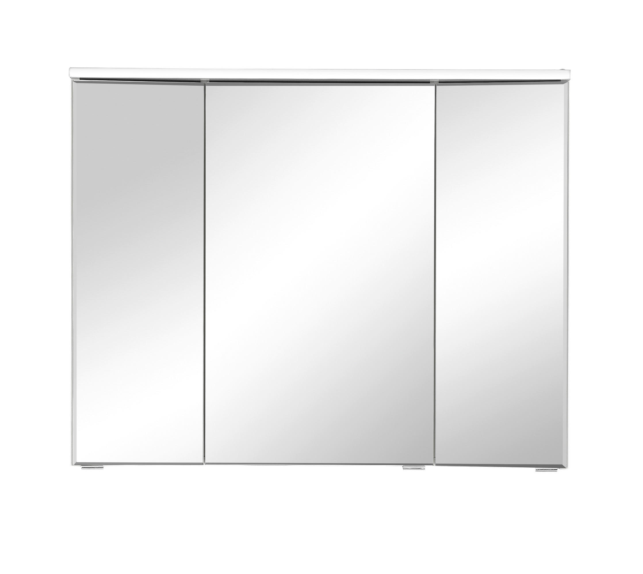 SPIEGELSCHRANK 90/72/20 cm  - Chromfarben/Weiß, MODERN, Glas/Holzwerkstoff (90/72/20cm) - Sadena