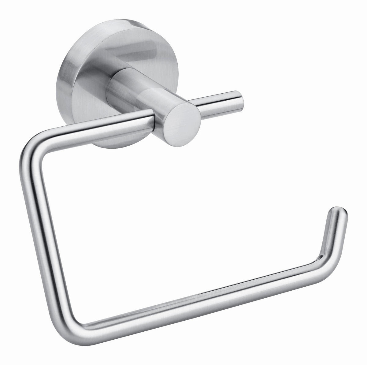 TOILETTENPAPIERHALTER - Edelstahlfarben, Basics, Metall (14/10/5cm) - Tesa