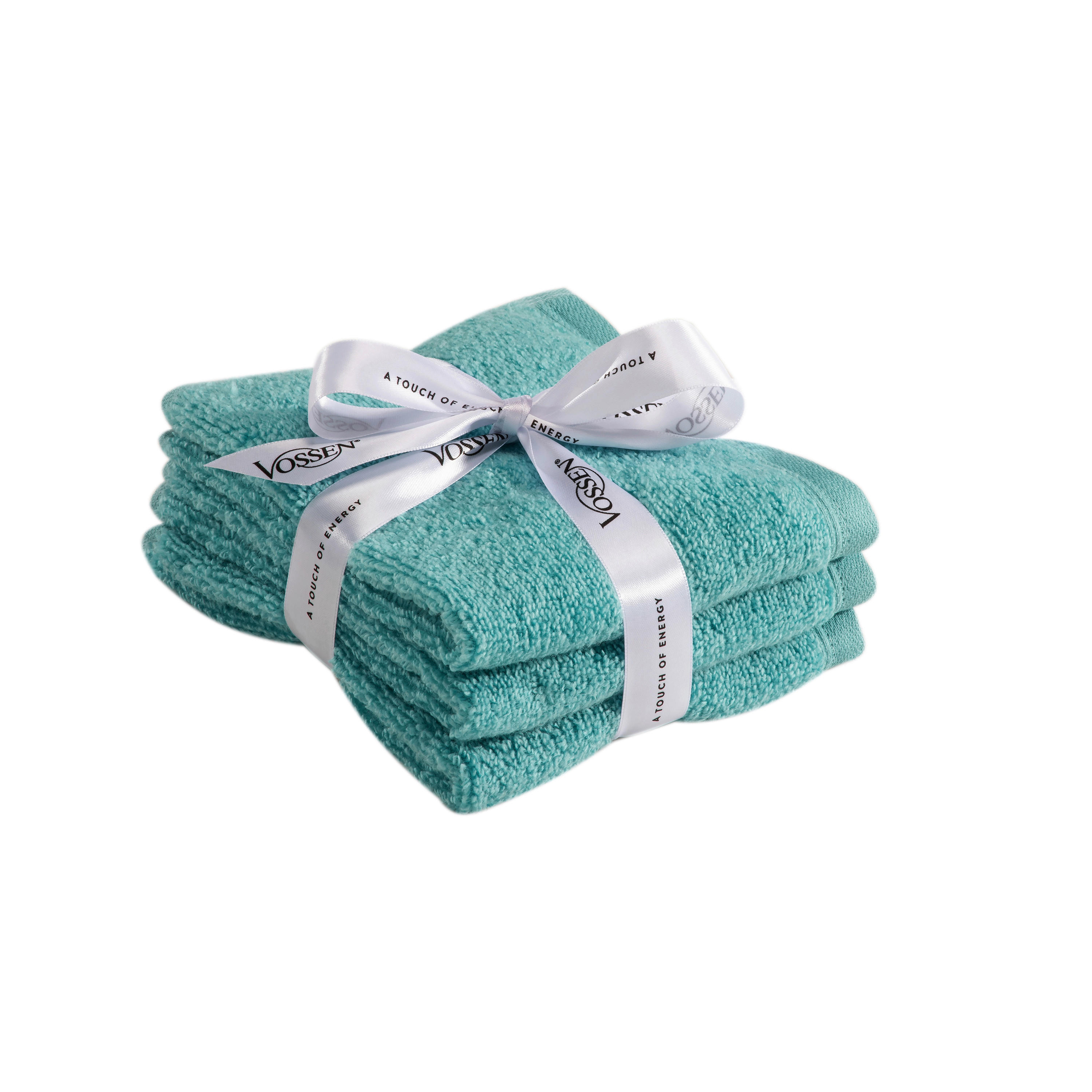 GÄSTETUCH Smart Towel 3-teilig  - Türkis, Basics, Textil (30/50cm) - Vossen
