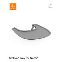 ESS- UND SPIELBRETT Nomi  - Grau, Basics, Kunststoff (44/43/9cm) - Stokke