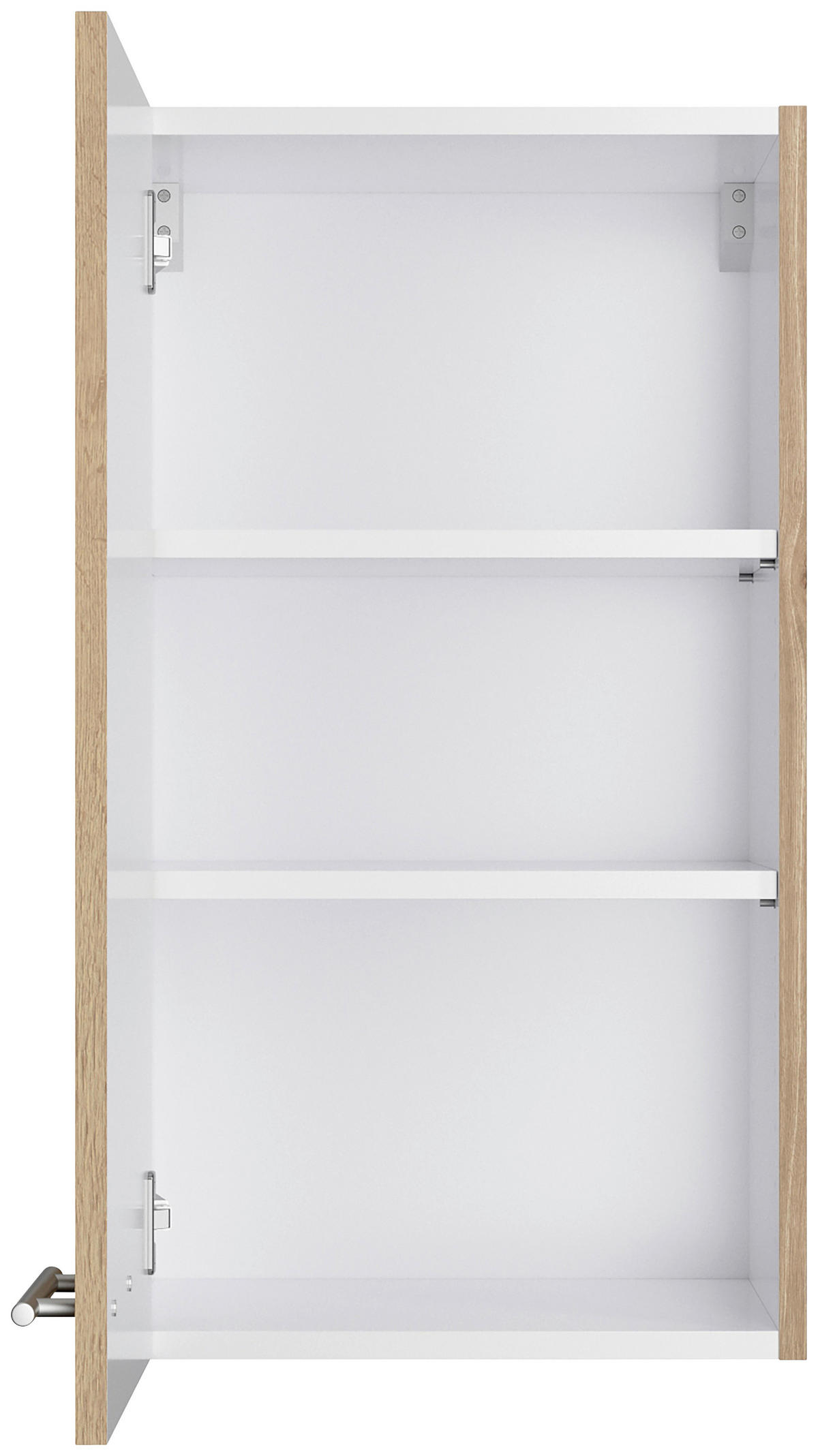 KÜCHENLEERBLOCK 270 cm   in Eichefarben  - Edelstahlfarben/Eichefarben, Basics, Holzwerkstoff/Metall (270cm) - Optifit