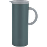 ISOLIERKANNE 1 l  - Dunkelgrau/Hellgrau, Trend, Glas/Kunststoff (1l) - Homeware Profession.