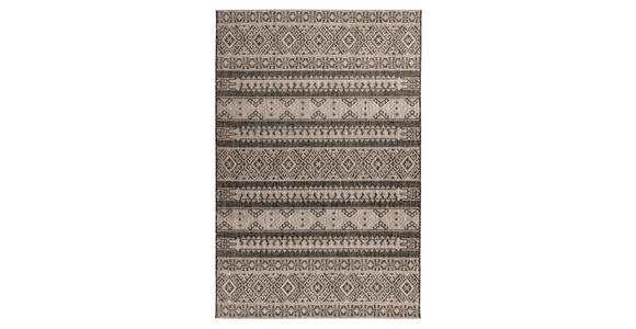 In- und Outdoorteppich 200/290 cm  - Graubraun/Grau, Design, Textil (200/290cm) - Novel