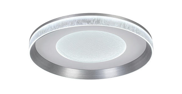 LED-DECKENLEUCHTE 40/9 cm   - Dunkelgrau/Transparent, Design, Kunststoff/Metall (40/9cm) - Novel