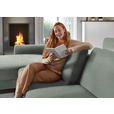 ECKSOFA  in Chenille, Flachgewebe Hellgrau Rücken echt  175/316 cm  - Hellgrau/Schwarz, Design, Textil/Metall (175/316cm) - Dieter Knoll