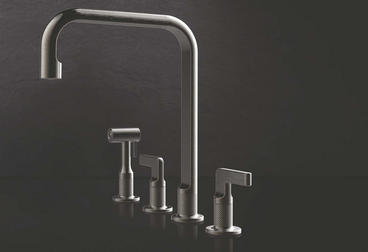 KÜCHENARMATUR - Schwarz, Basics, Metall (20/32cm) - HKT