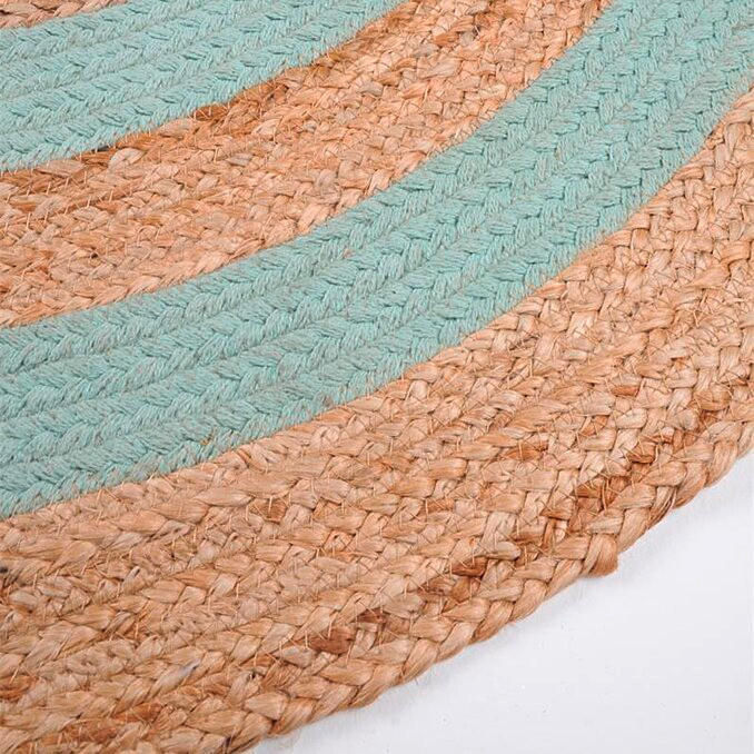 TEPIH   plava, bež   - bež/plava, Basics, tekstil (90cm)