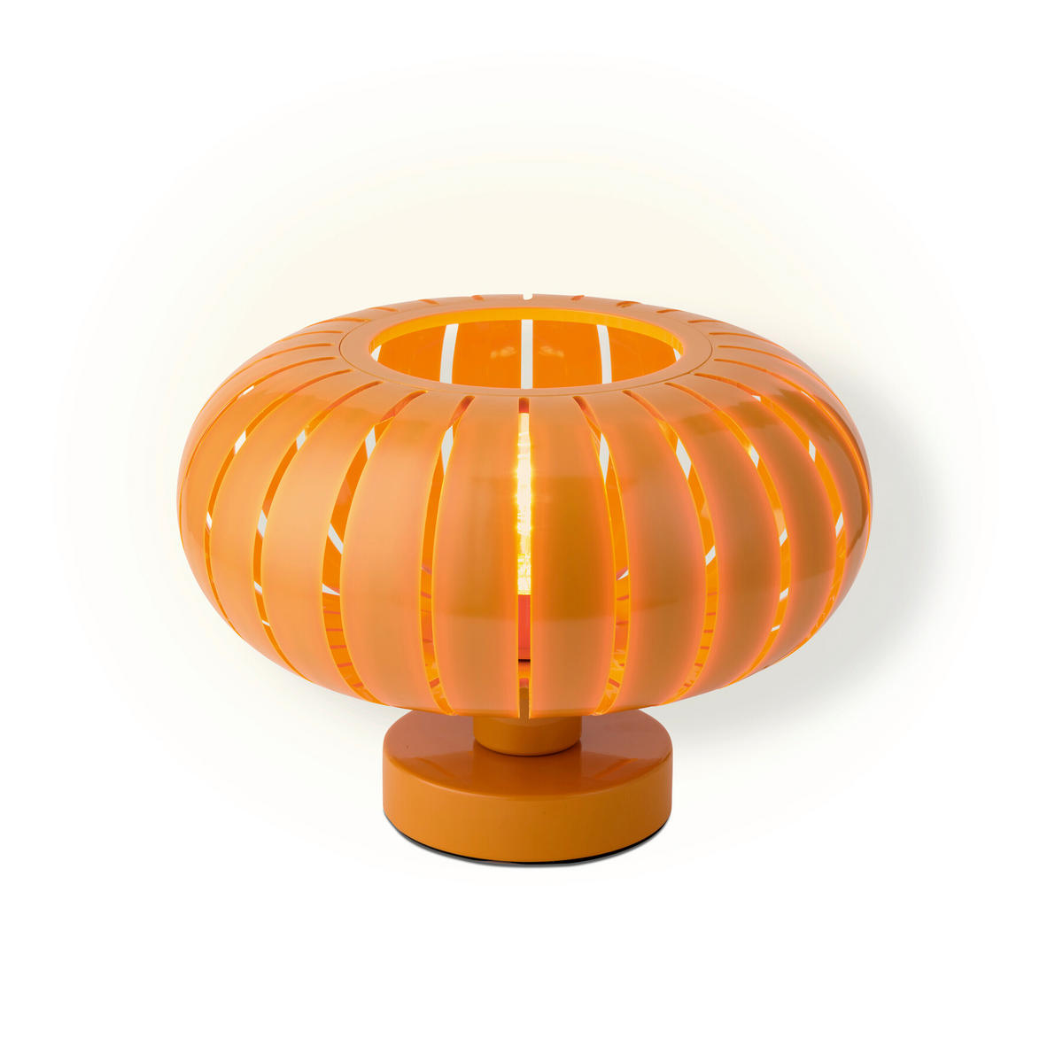 TISCHLEUCHTE 28/19,6 cm  - Orange, Design, Kunststoff/Metall (28/19,6cm) - Osram