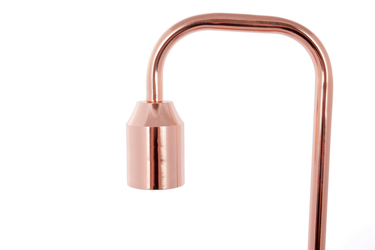 TISCHLEUCHTE - Kupferfarben, Basics, Metall (22/22/50cm) - Kayoom