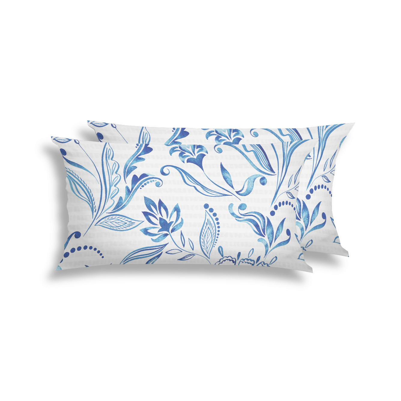 KOPFPOLSTERBEZUG 40/80 cm  - Blau, Design, Textil (40/80cm) - Florella