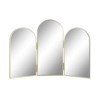 SPIEGEL  - Goldfarben, Basics, Glas/Metall (33/0,5/23cm) - Ambia Home