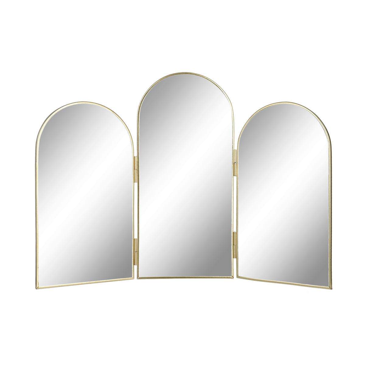 SPIEGEL  - Goldfarben, Basics, Glas/Metall (33/0,5/23cm) - Ambia Home