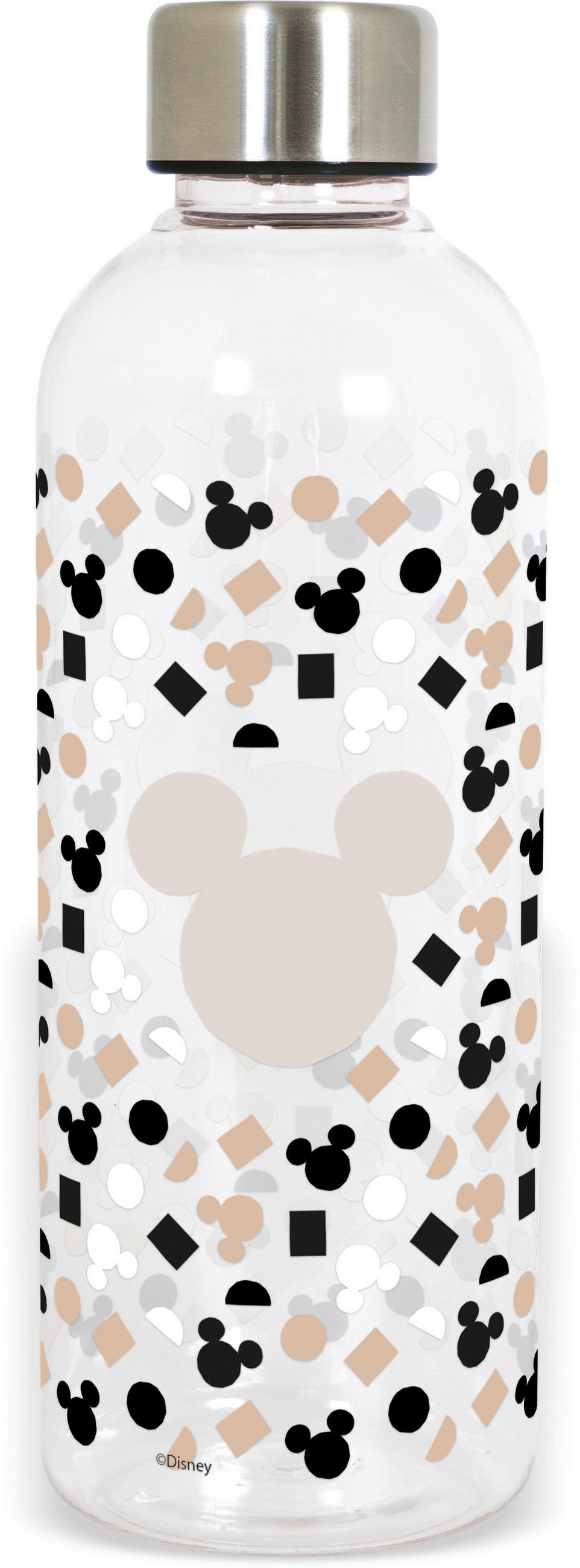 Disney Trinkflasche Mickey \u0026 Minnie Braun, Schwarz, Weiß