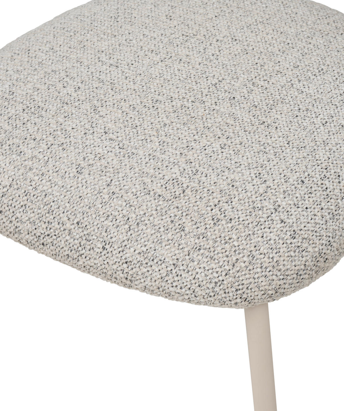 STUHL   Webstoff  - Greige/Creme, MODERN, Textil/Metall (55/80/61cm) - MID.YOU