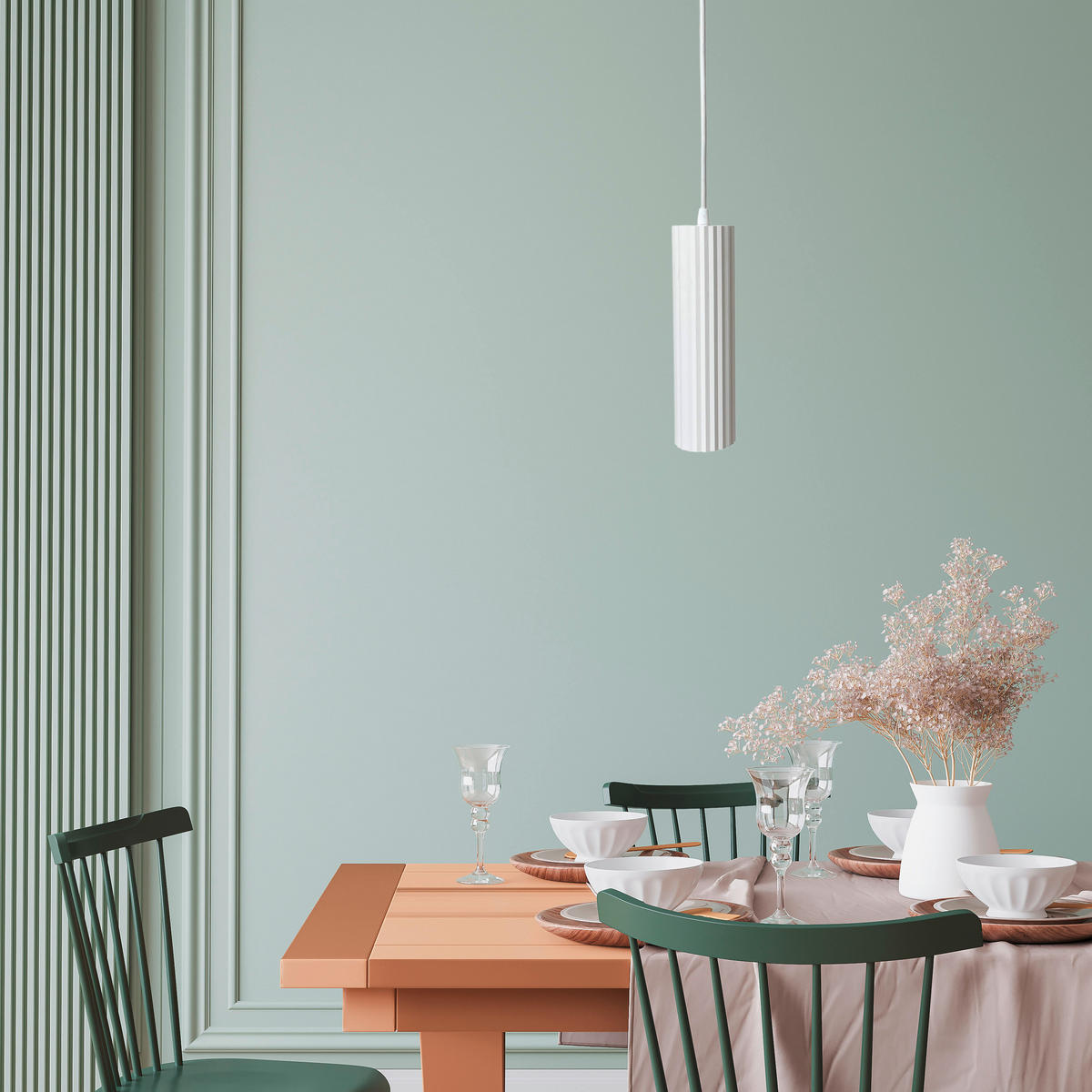 ZÁVĚSNÉ SVÍTIDLO, 25/175 cm  - bílá, Design, kov (25/175cm)
