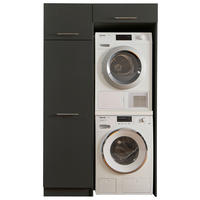 HAUSWIRTSCHAFTSRAUM 117,5/200/67,5 cm  in Anthrazit  - Anthrazit, Design, Holzwerkstoff (117,5/200/67,5cm)