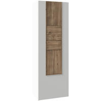 GARDEROBENSCHRANK  in 63,8/194/42,9 cm  - Eichefarben/Weiß, Design, Holz/Holzwerkstoff (63,8/194/42,9cm) - Voglauer