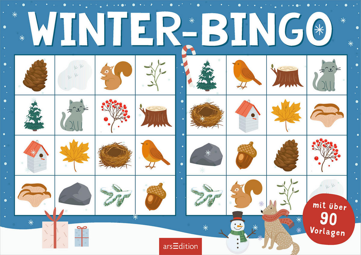 RÄTSELHEFT Winter-Bingo  - Multicolor, Basics, Papier (29,7/21/1cm)