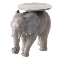 ODKLÁDACÍ STOLEK, hnědá - hnědá, Basics, plast (58/37/50,5cm)