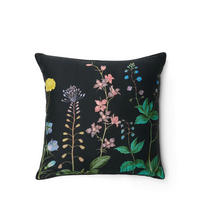 OKRASNA BLAZINA  AUGUSTINA    50/50 cm         - antracit, Konvencionalno, tekstil (50/50cm) - Essenza