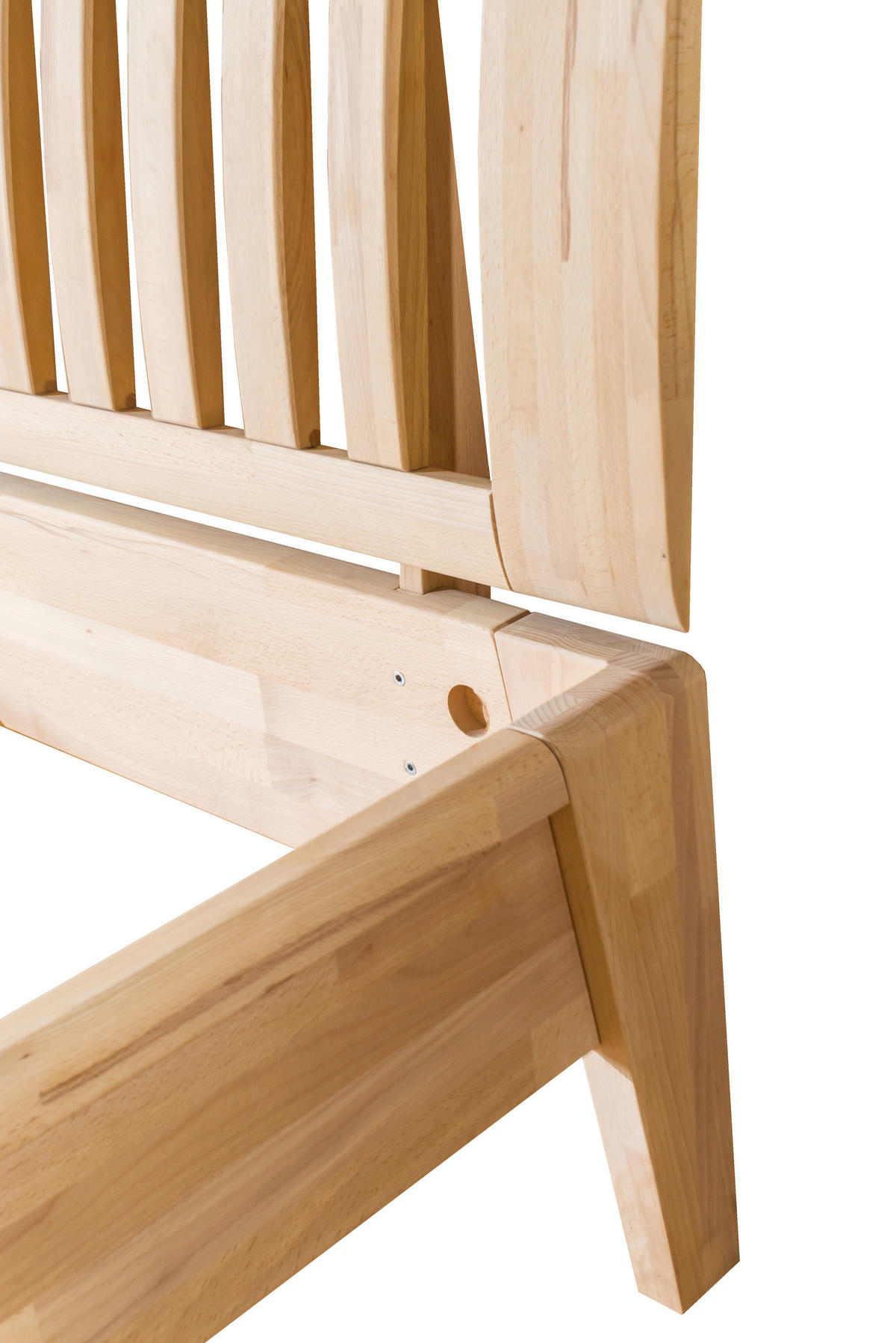 ÁGY 180/200 cm  geszt bükk  - geszt bükk, Natur, fa (180/200cm) - MID.YOU