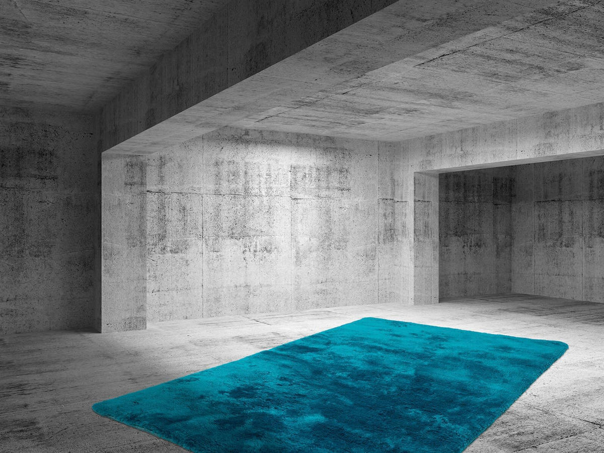 HOCHFLORTEPPICH 80/150 cm Blau  - Blau, Basics, Textil (80/150cm) - Kayoom