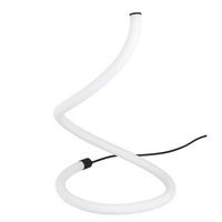 STOLNÍ LAMPA, 19,5/30 cm  - bílá/černá, Design, kov/plast (19,5/30cm) - Eglo