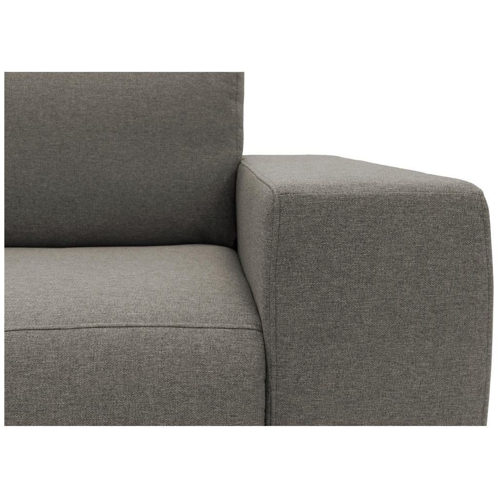 Thumbnail - Looks by W.Joop Ecksofa Looks VI, Grau, Textil, Uni, 3-Sitzer, Füllung: Schaumstoff, seitenverkehrt montierbar, L-Form, ...