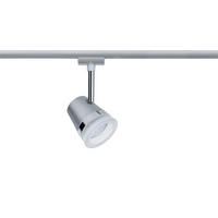 SCHIENENSYSTEM-STRAHLER URail 18/9 cm   - Chromfarben, Design, Metall (18/9cm) - Paulmann
