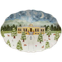 SERVIERPLATTE THE NUTCRACKER  - Multicolor, Basics, Keramik (50cm) - Costa Nova