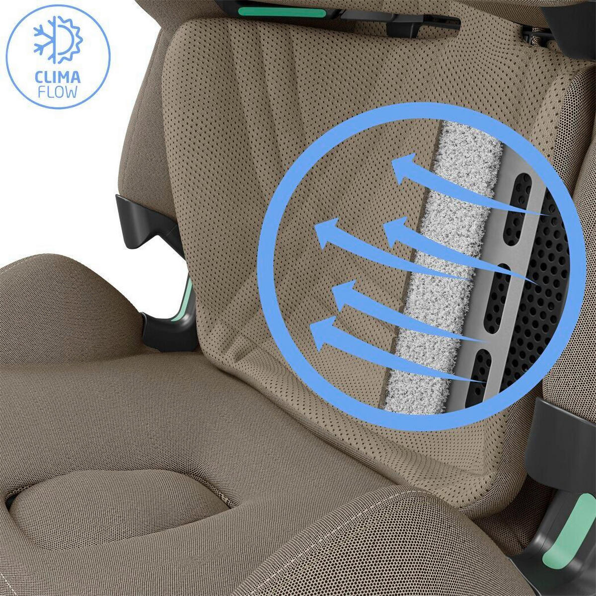 REBOARDER-KINDERSITZ Pearl XL Slide Pro  - Braun, Basics, Kunststoff/Textil (44/76,5/77,3cm) - Maxi-Cosi