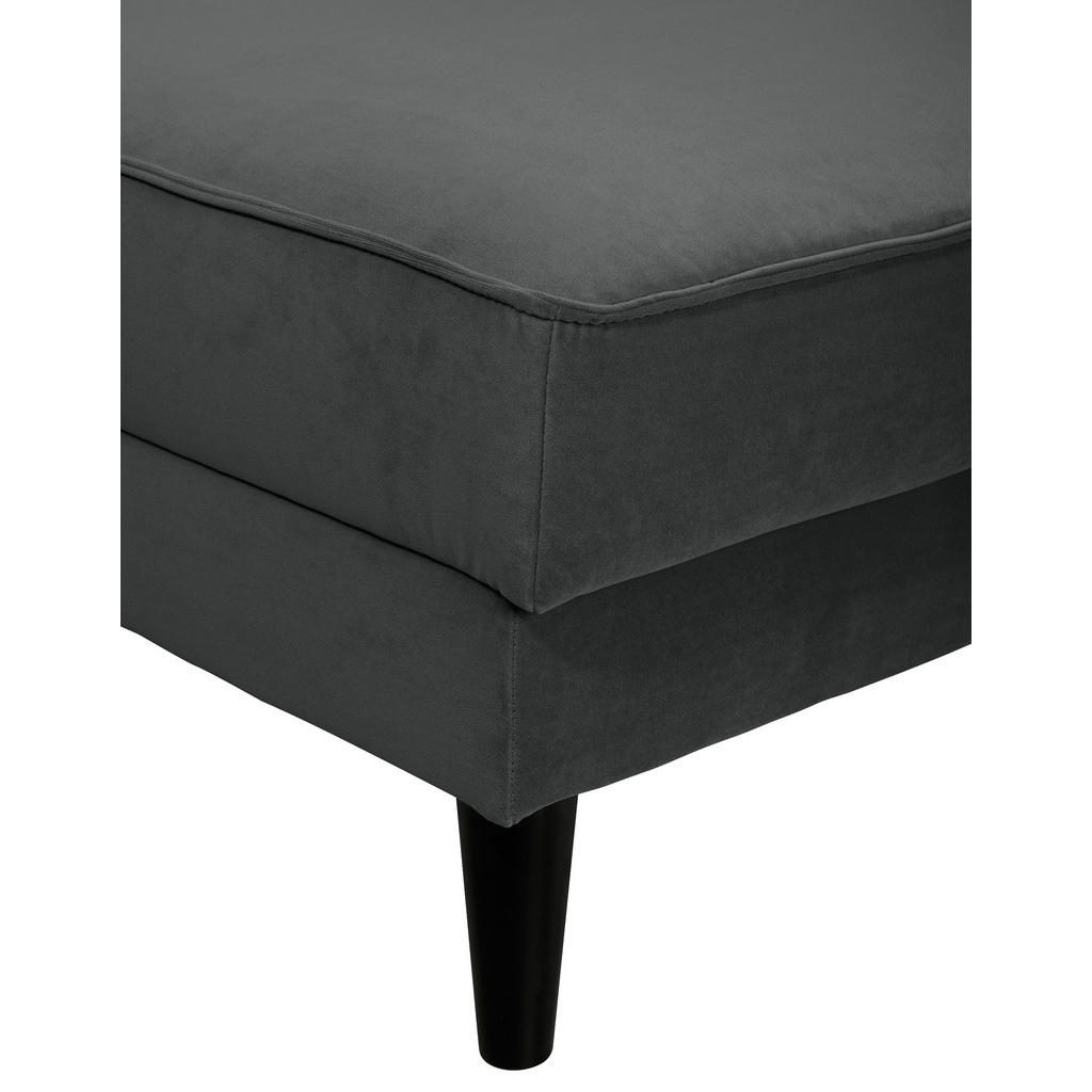Thumbnail - Trendmanufaktur Ecksofa Lumber Jack, Anthrazit, Textil, Wenge, 4-Sitzer, Ottomane rechts, L-Form, 277x167 cm, Made in EU...