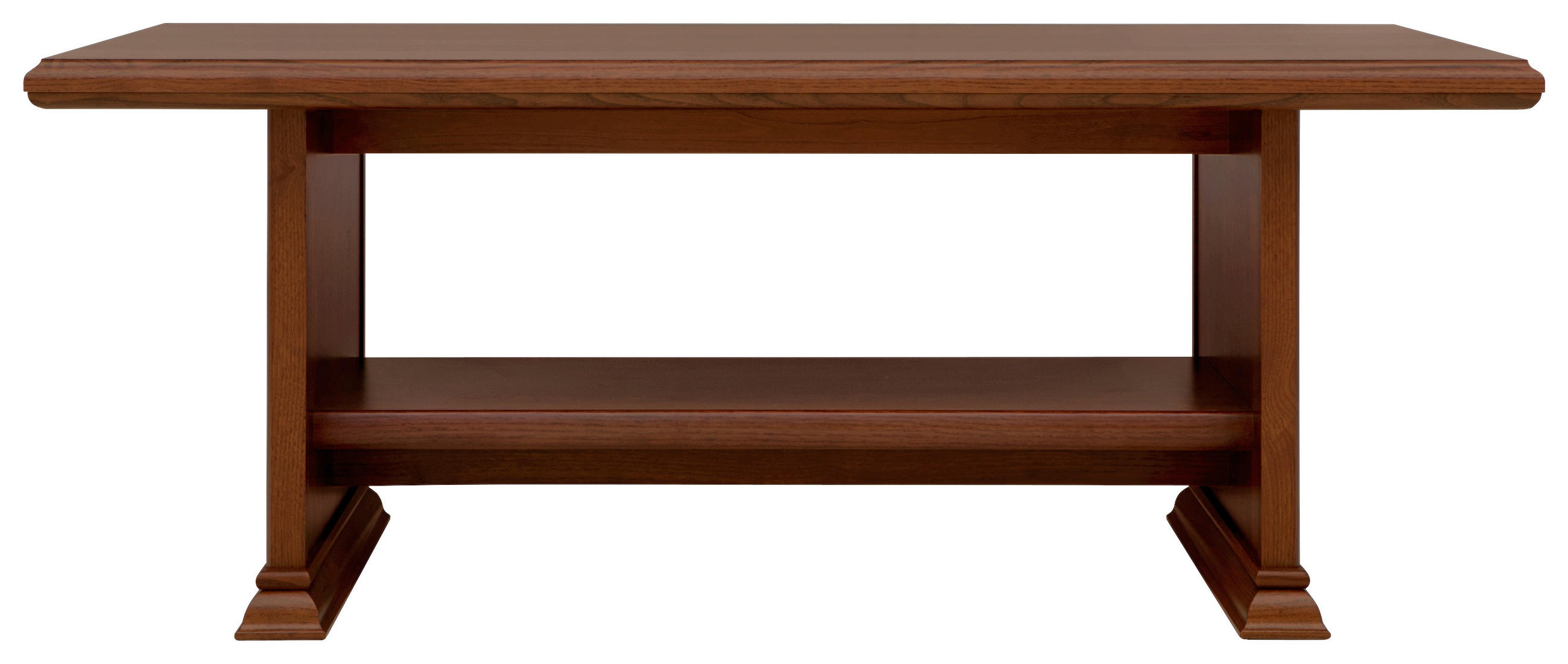 Măsuță De Cafea din material pe bază de lemn,  - castaniu, Design, material pe bază de lemn (65/51,5/130cm) - Cantus