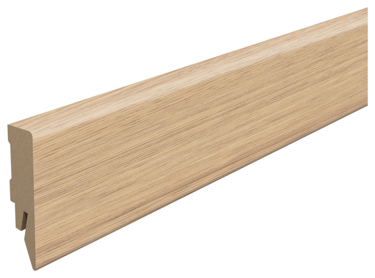 SOCKELLEISTE Eiche hellbraun Hellbraun  - Hellbraun, KONVENTIONELL, Holzwerkstoff (240/1.4/5.8cm) - Egger Holzwerkstoffe
