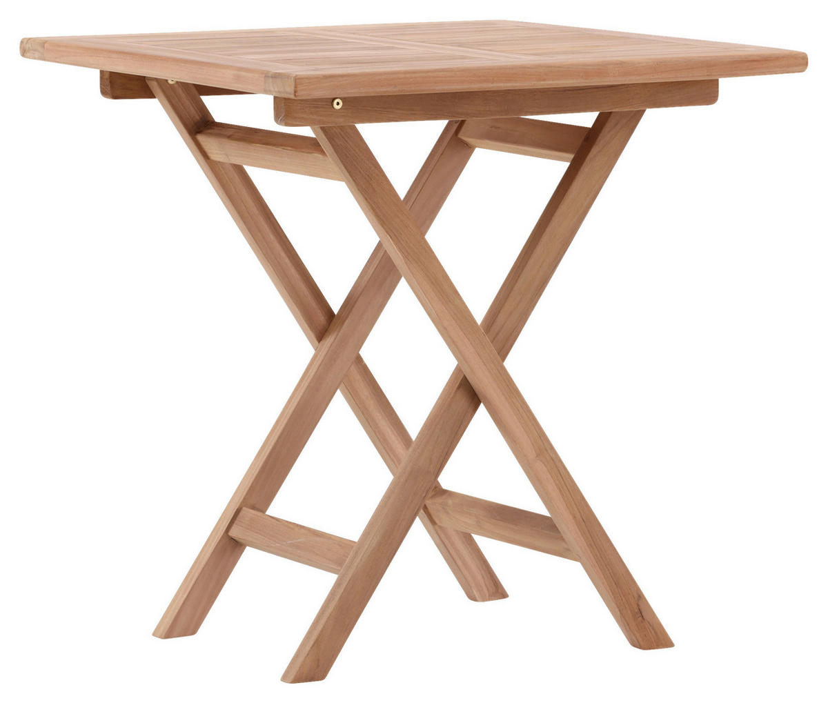 GARTENTISCH 70/70/75 cm  - Teakfarben, KONVENTIONELL, Holz (70/70/75cm) - Gardenson